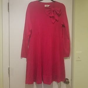 Pink Sweater Dress